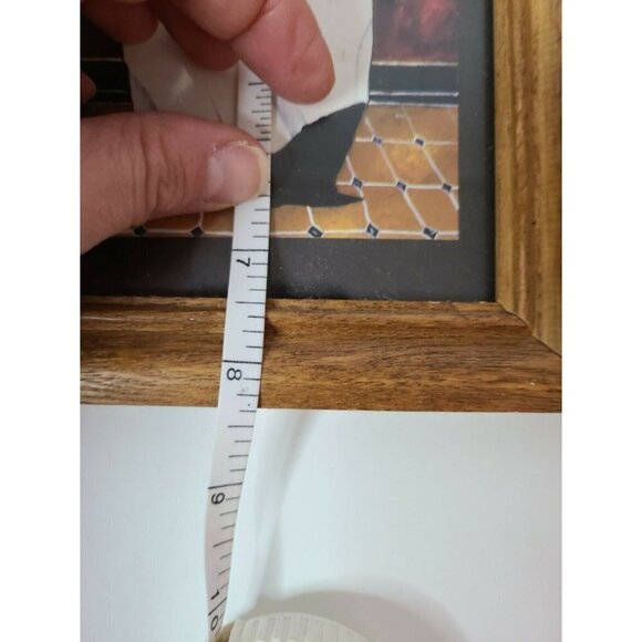 FRENCH Fat Chef Set of Two Wall Paintings Framed - Picture 6 of 7